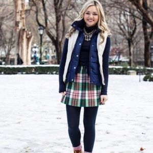 Vineyard Vines Tartan Plaid Bow Mini Skirt NWOT